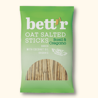 Haferstangen mit Oregano und Basilikum -  bett'r