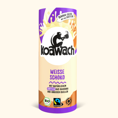Weiße Schokolade Drink mit Koffein - Koawach